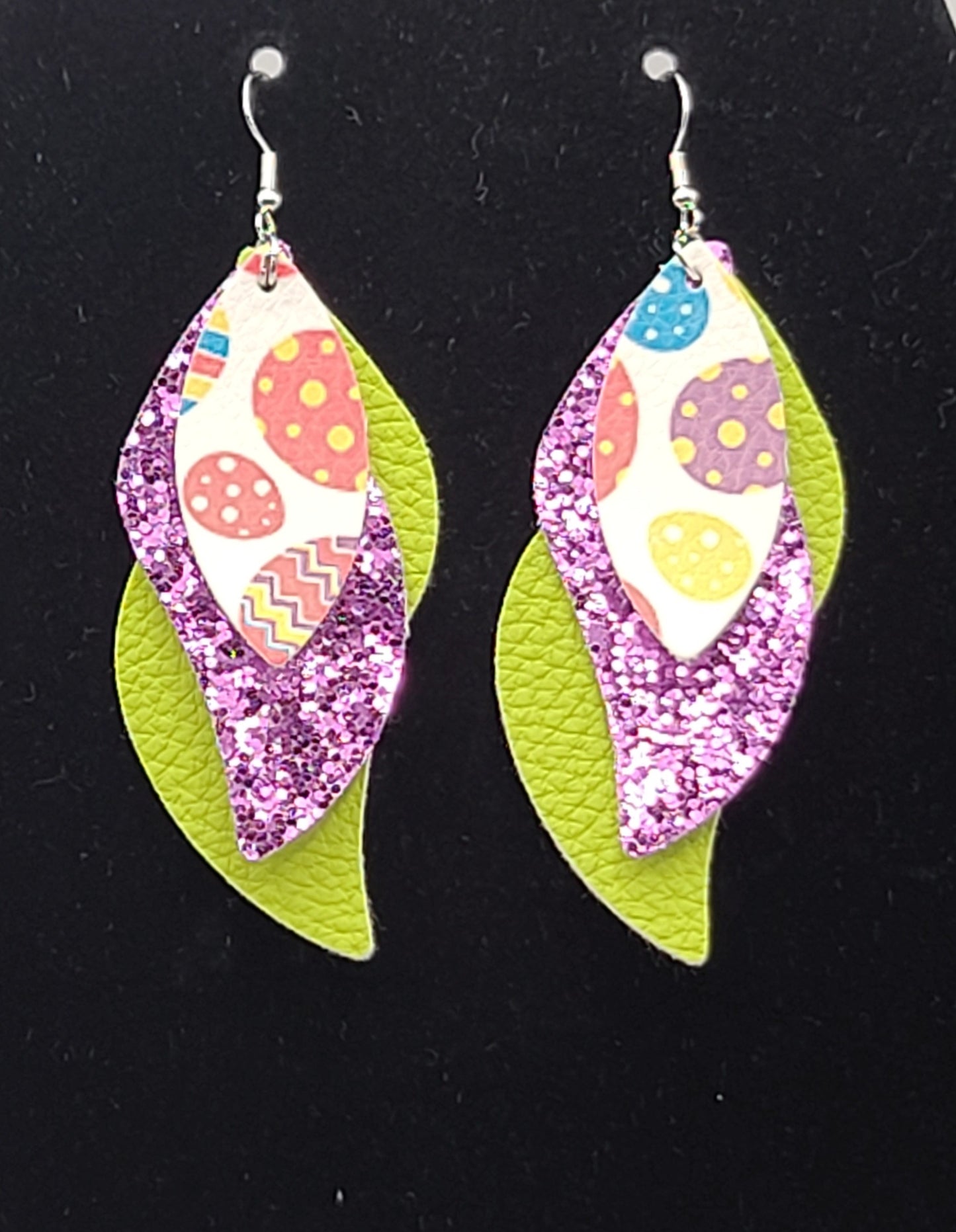 Easter Leather Earrings C