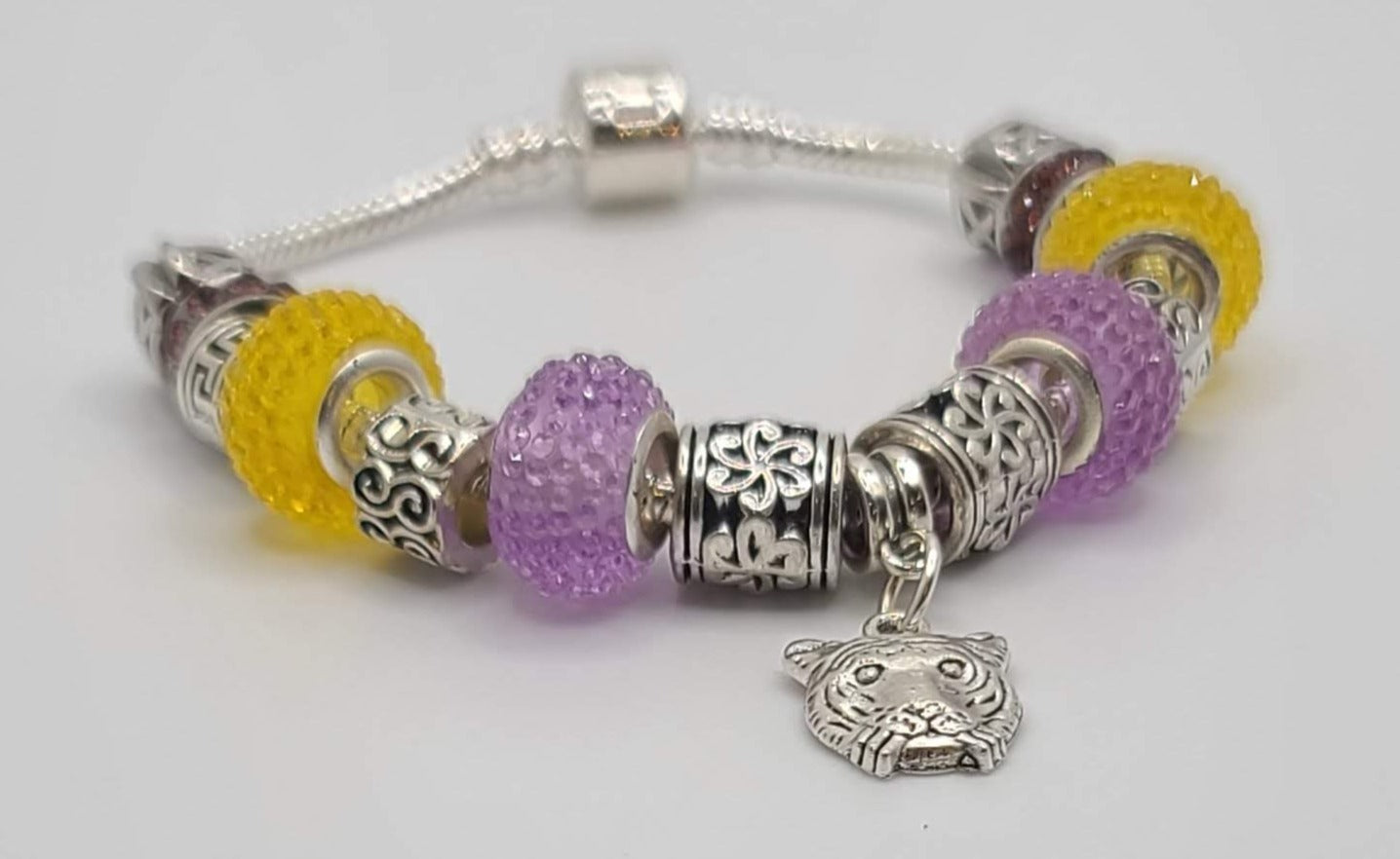 Geaux Bracelet Silver V