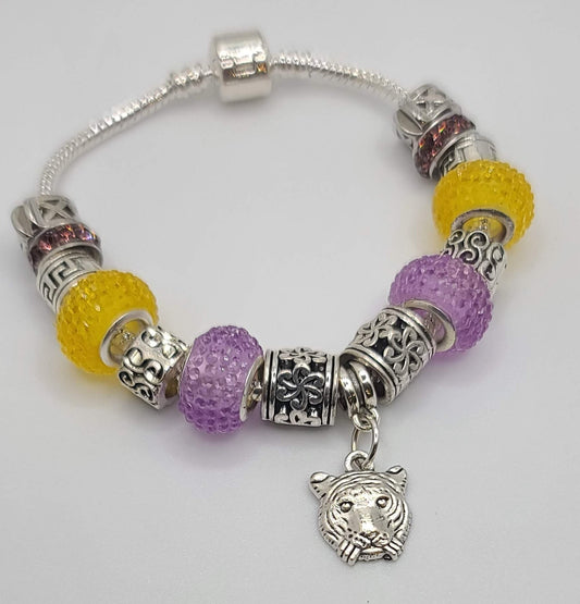 Geaux Bracelet Silver V