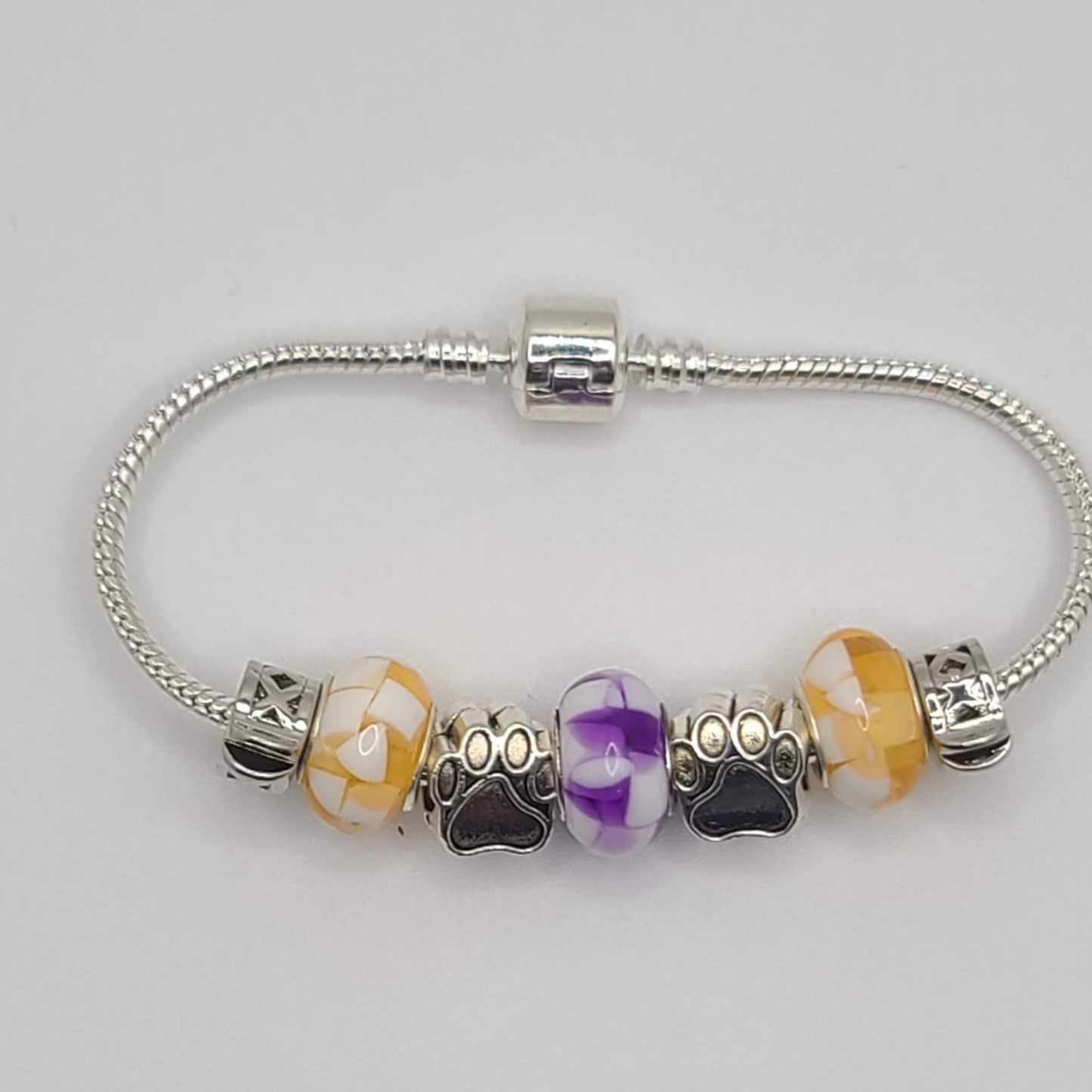 Geaux Bracelet Silver Y