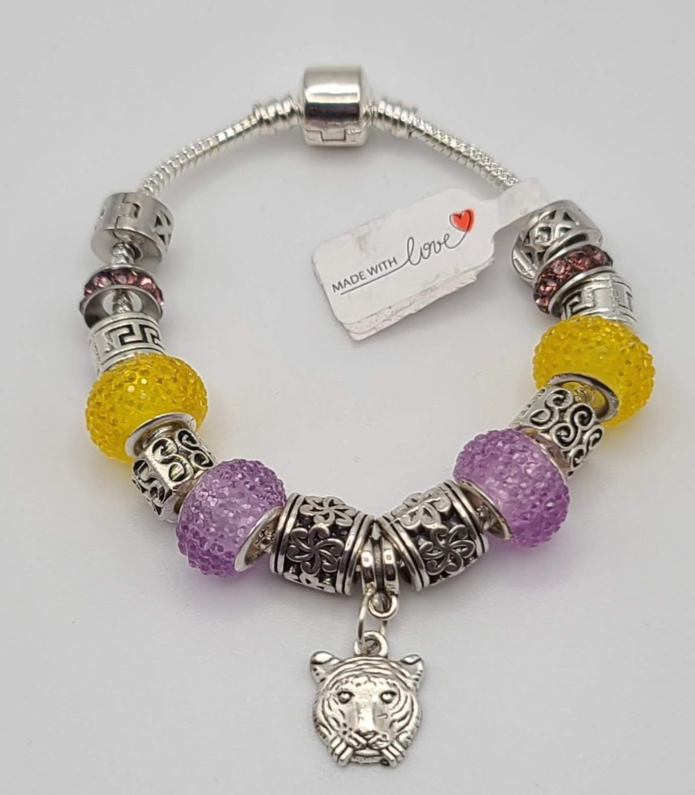 Geaux Bracelet Silver V