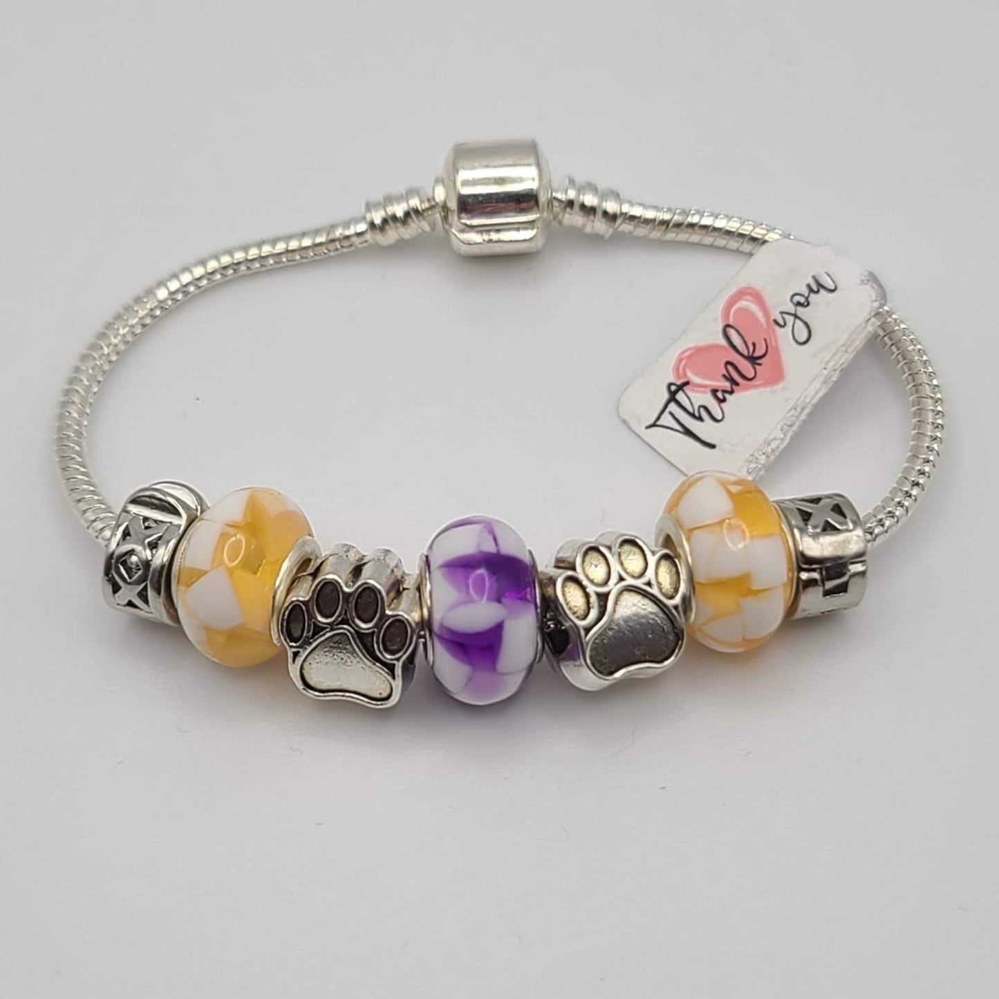 Geaux Bracelet Silver Y