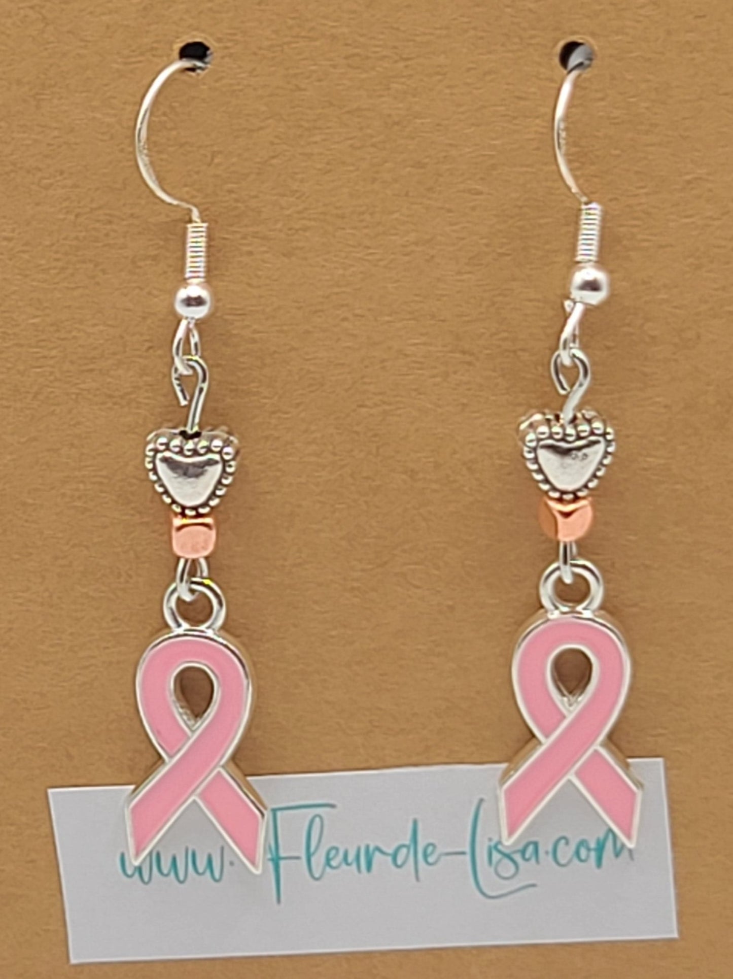 Breast Cancer Awareness earrings C