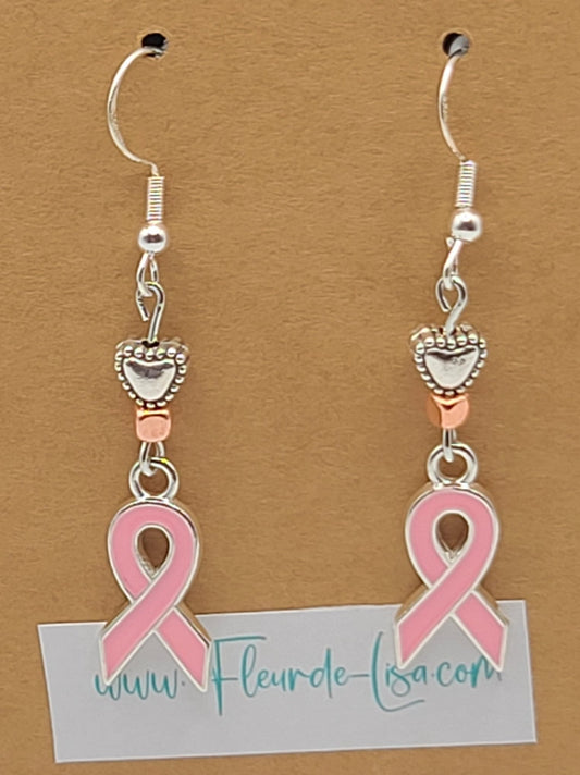 Breast Cancer Awareness earrings C