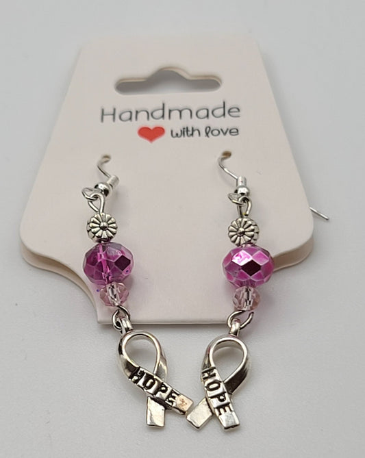 Breast Cancer Awareness earrings O