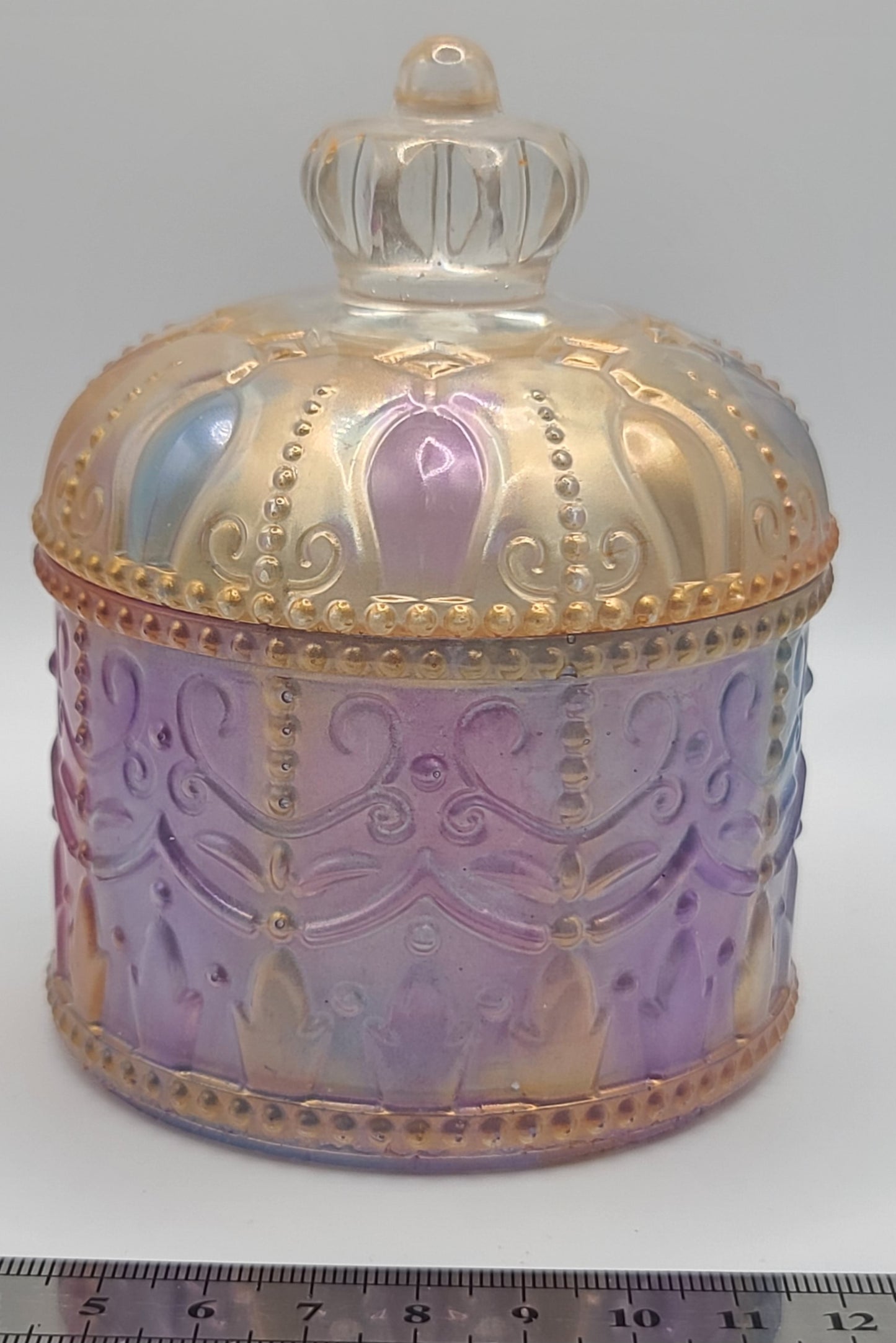 Beautiful handmade resin jar Large Fancy jar A