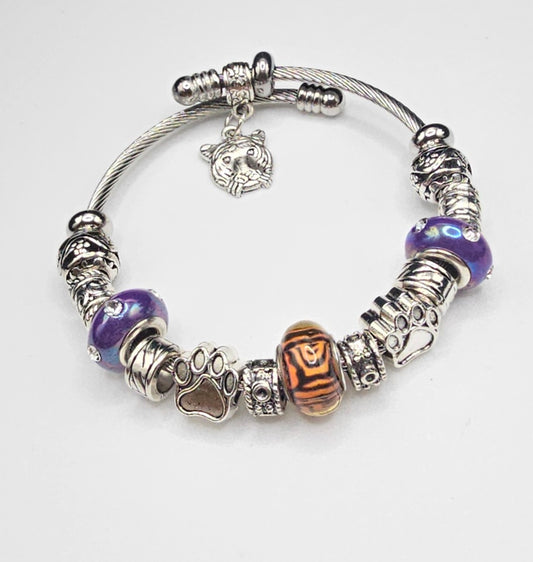 Geaux Bracelet Silver AA