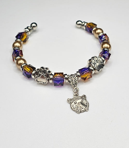 Geaux Bracelet Silver CC