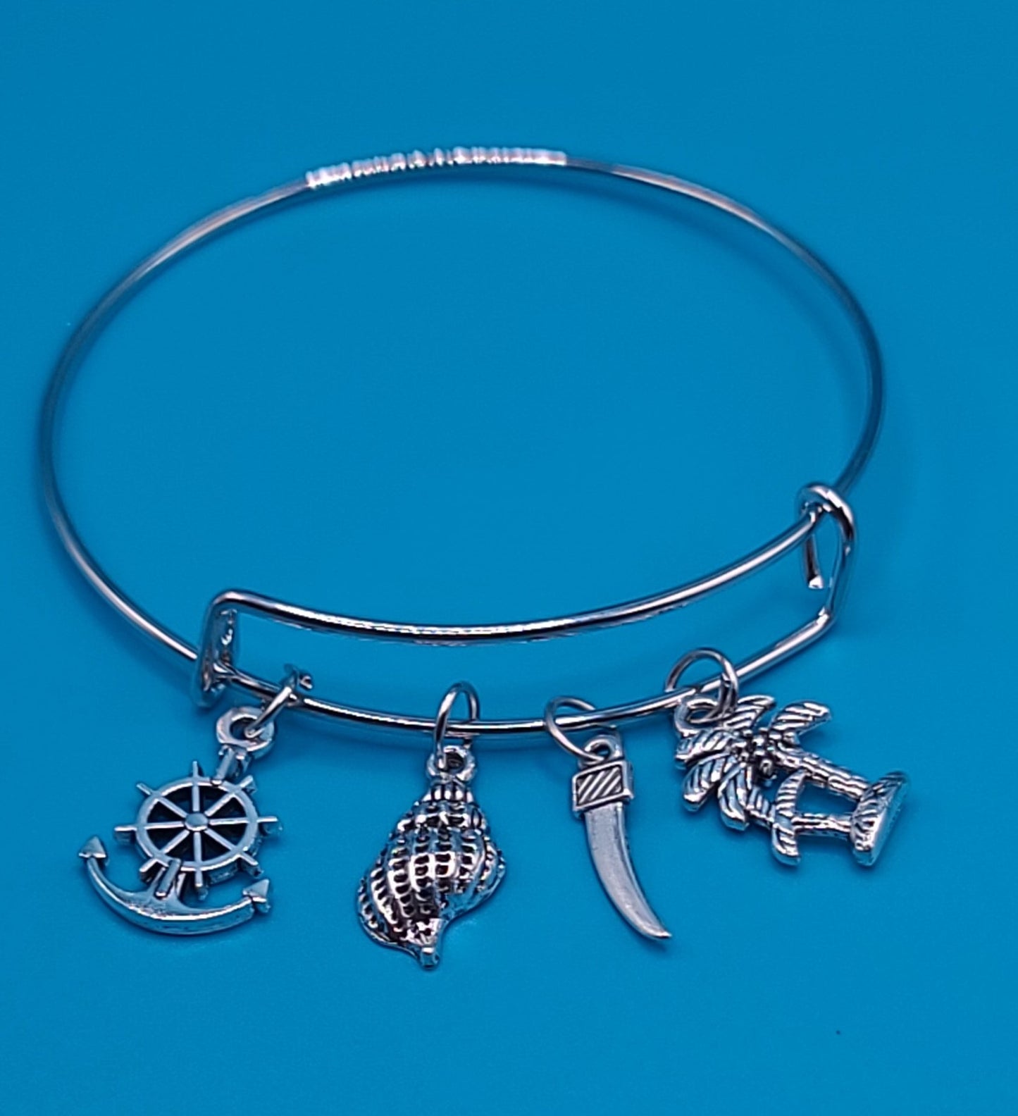 Charming Silver Bangle C