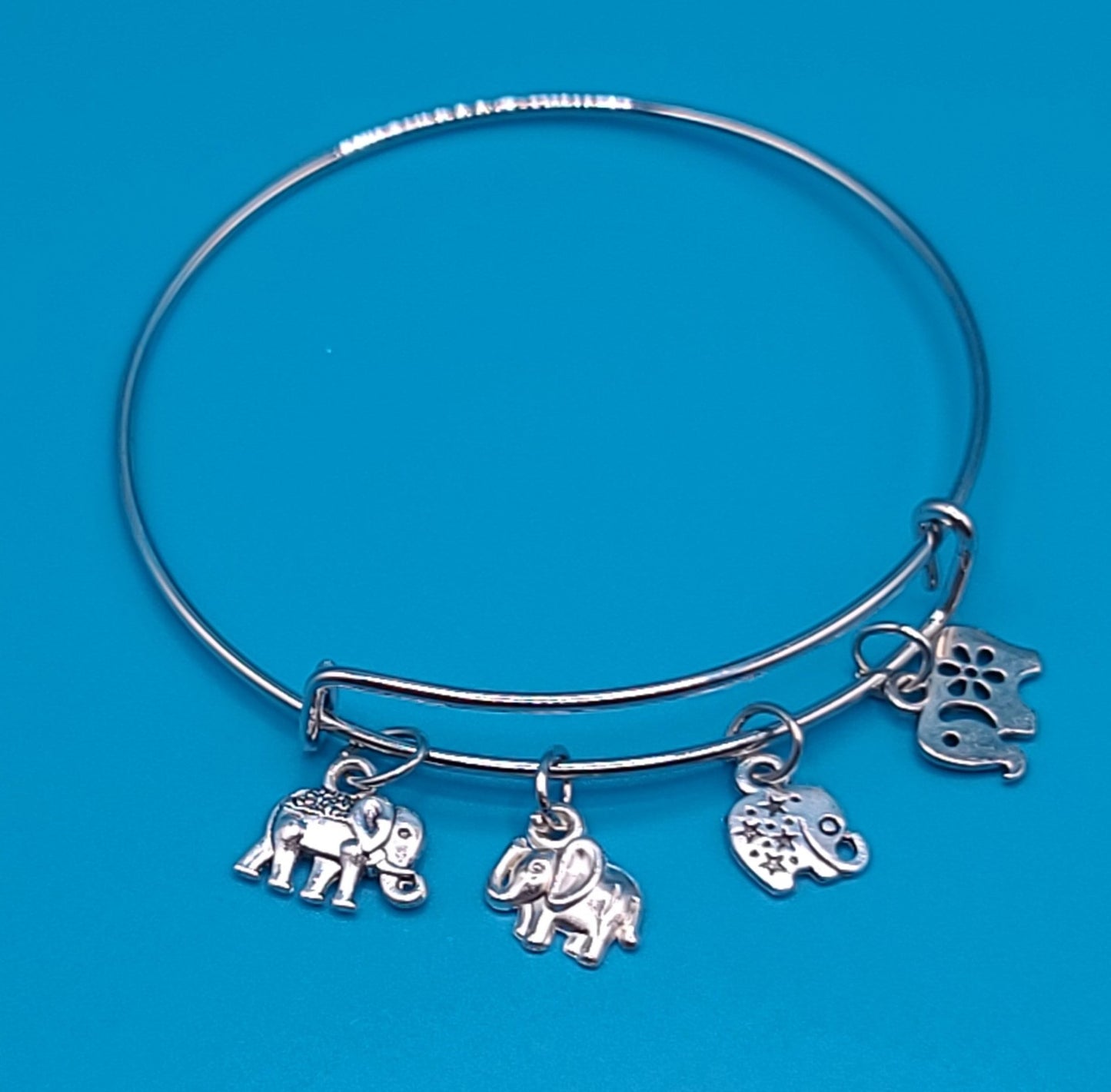 Charming Silver Bangle B