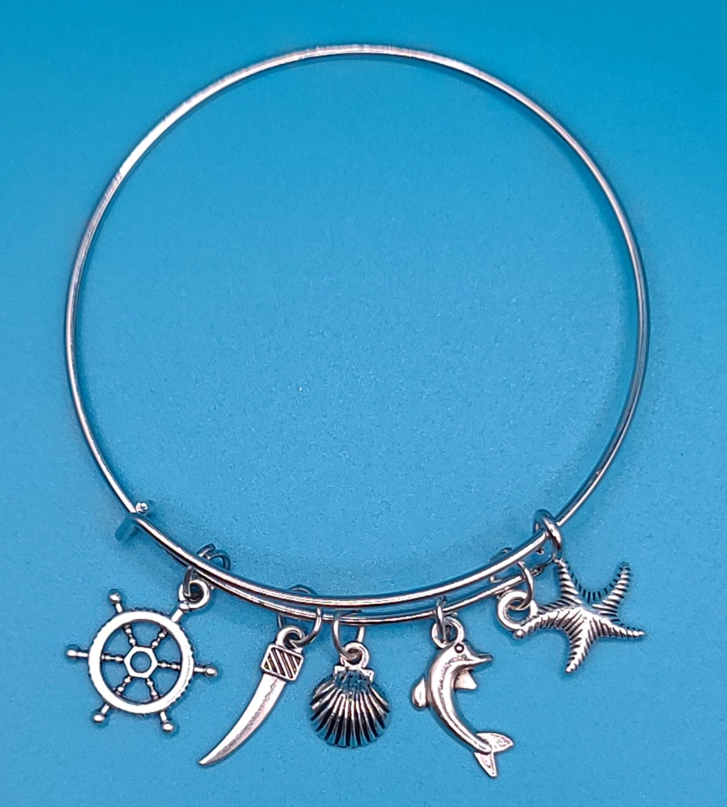 Charming Silver Bangle A