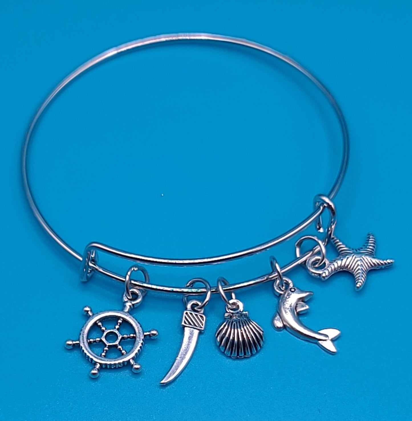 Charming Silver Bangle A