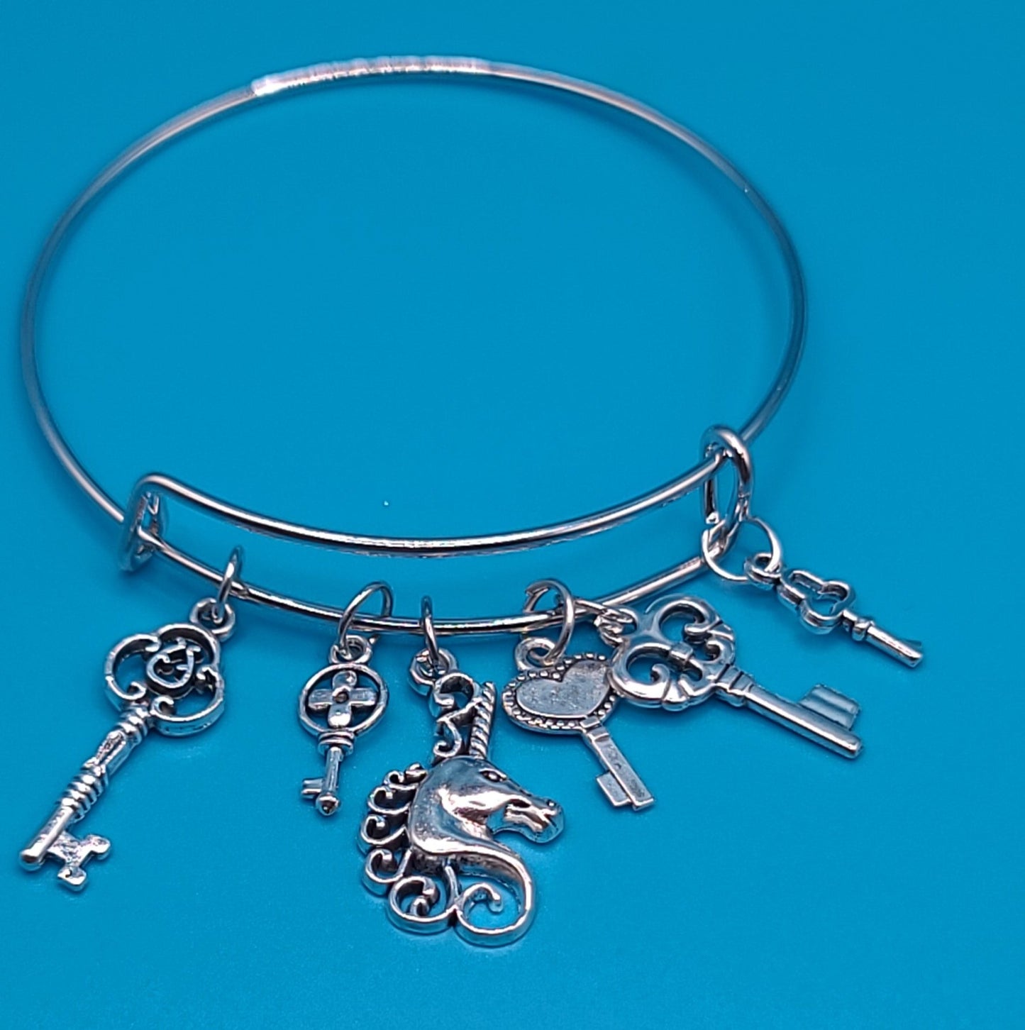 Charming Silver Bangle N