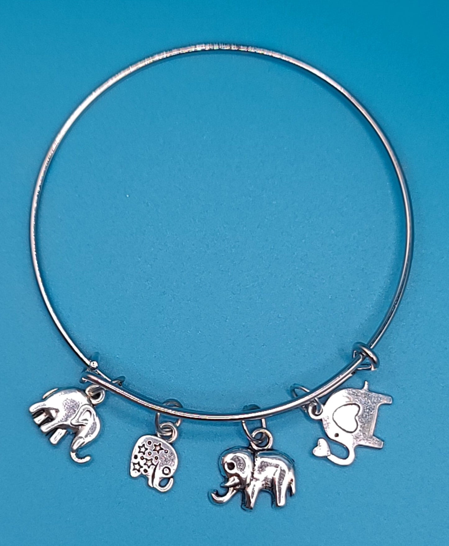 Charming Silver Bangle K