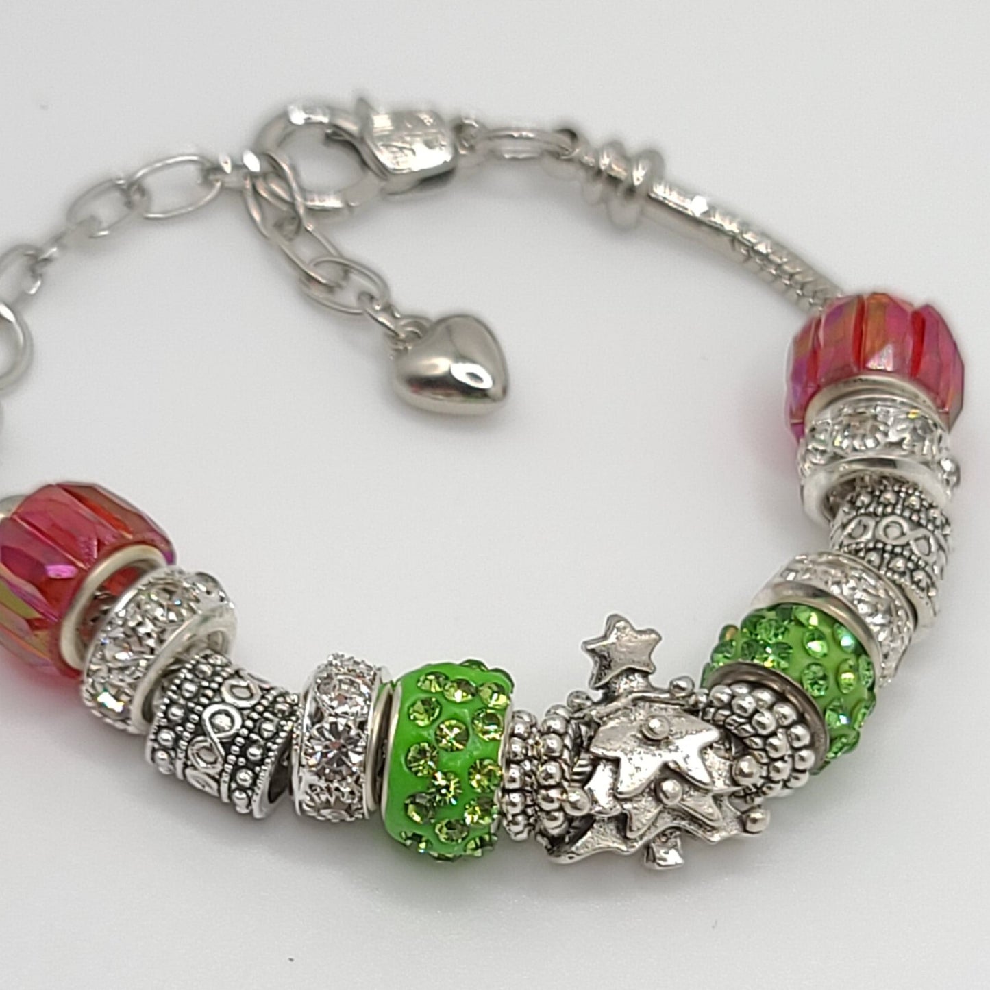 Christmas Charm Bracelet Silver C