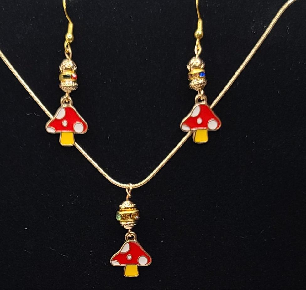 3 piece set red shroom