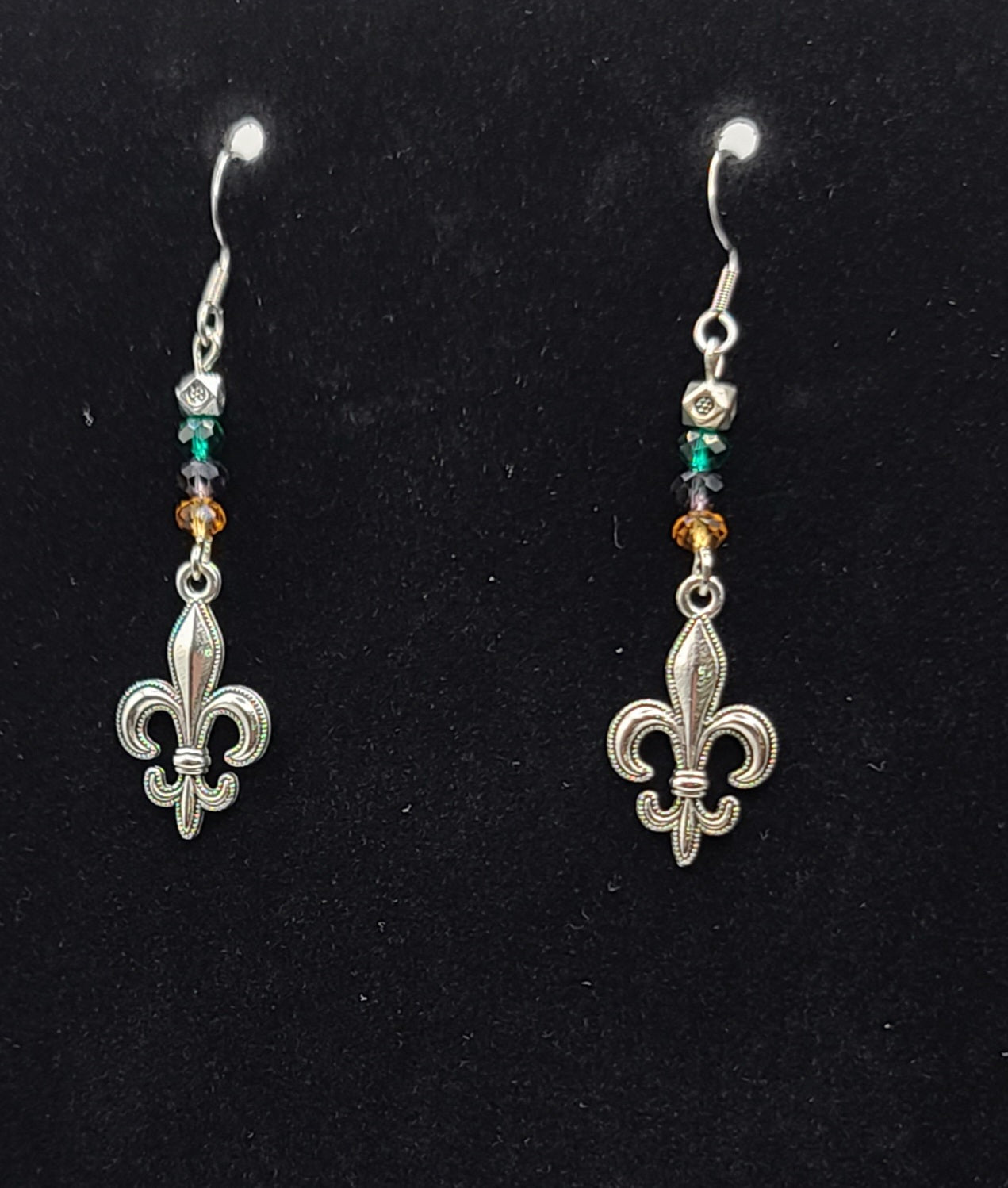 Mardi Gras Earrings A