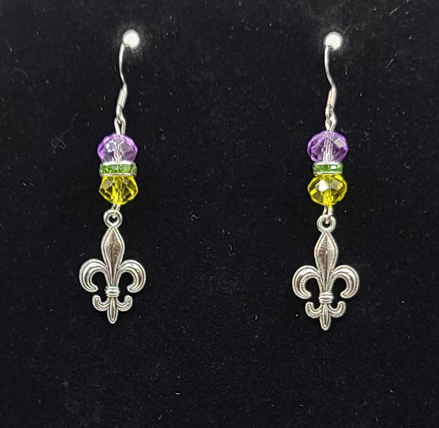 Mardi Gras Earrings B