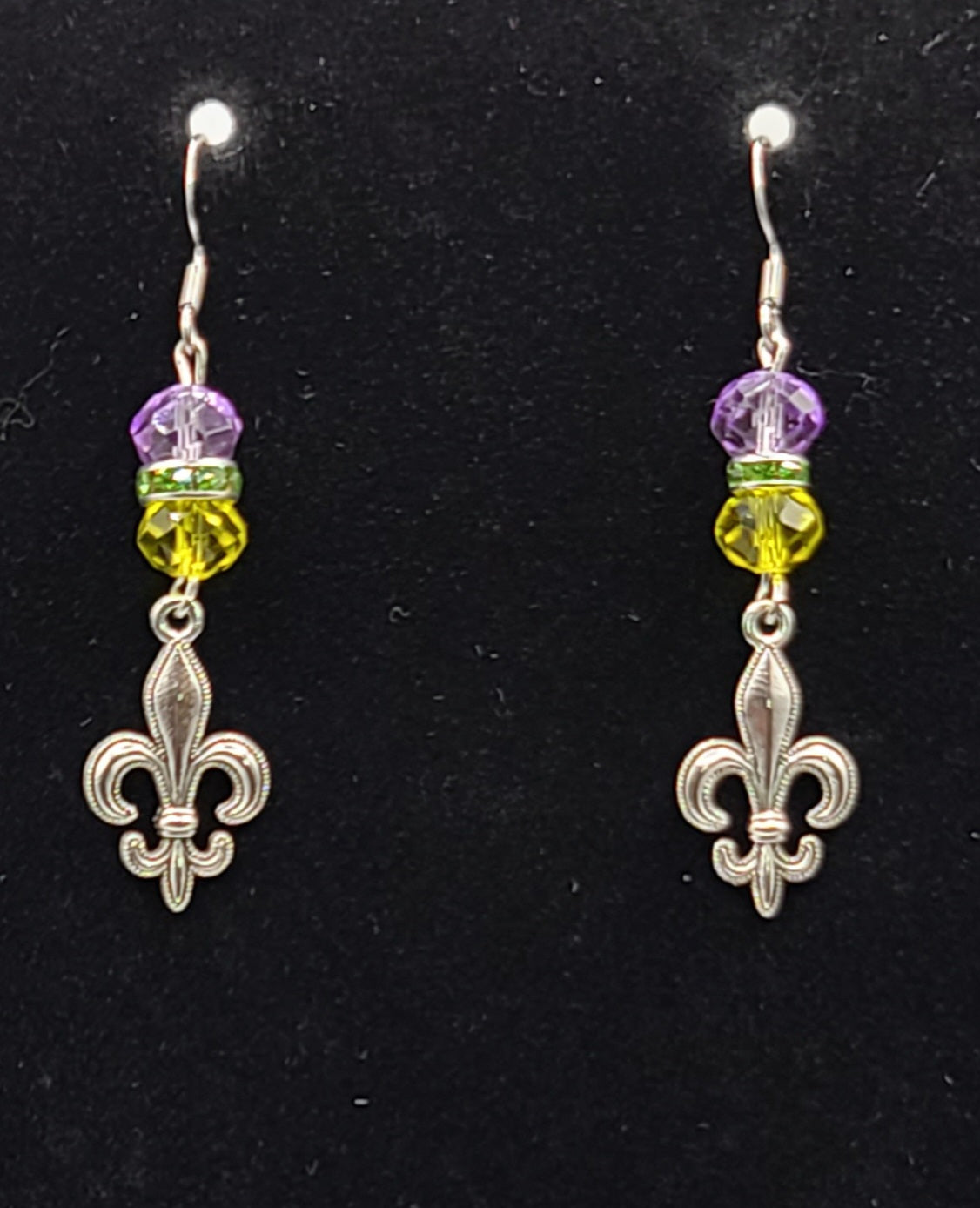 Mardi Gras Earrings B