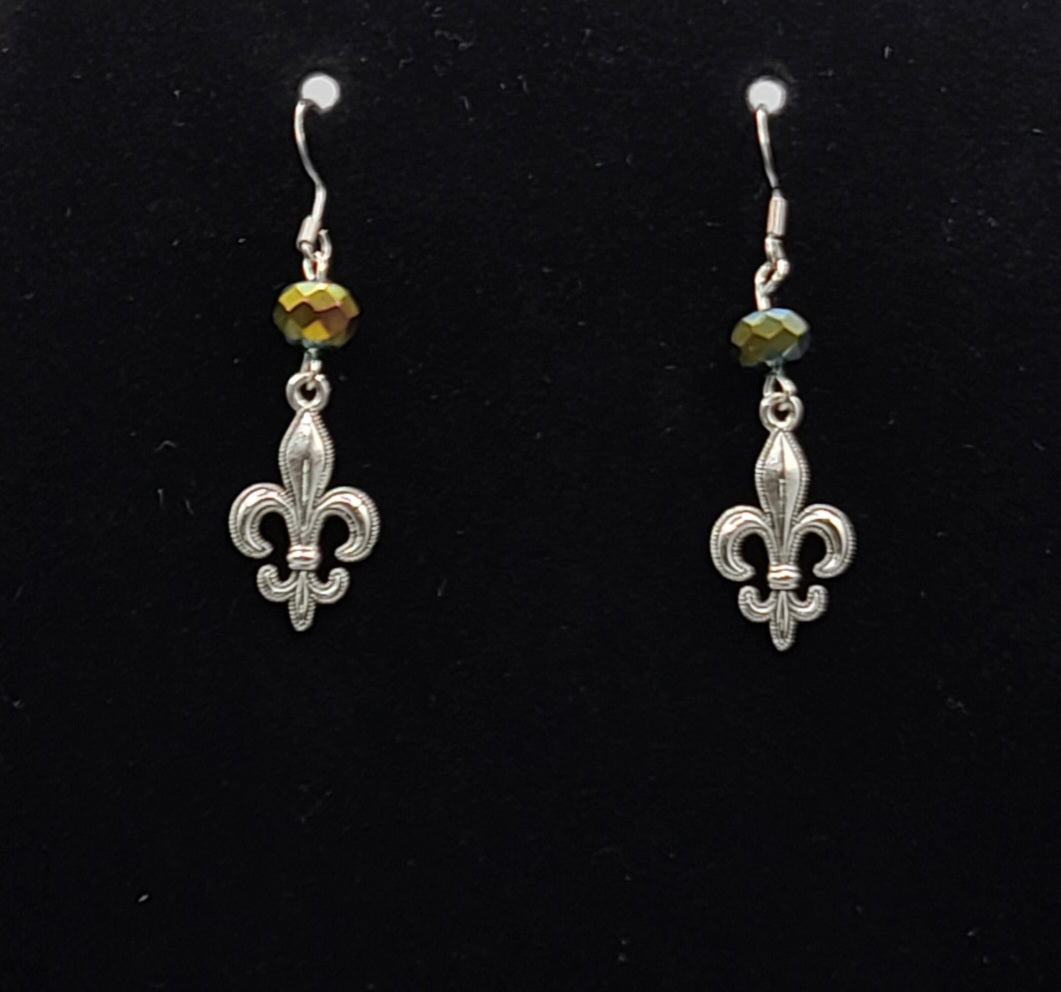 Mardi Gras Earrings D