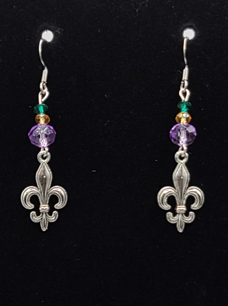 Mardi Gras Earrings E