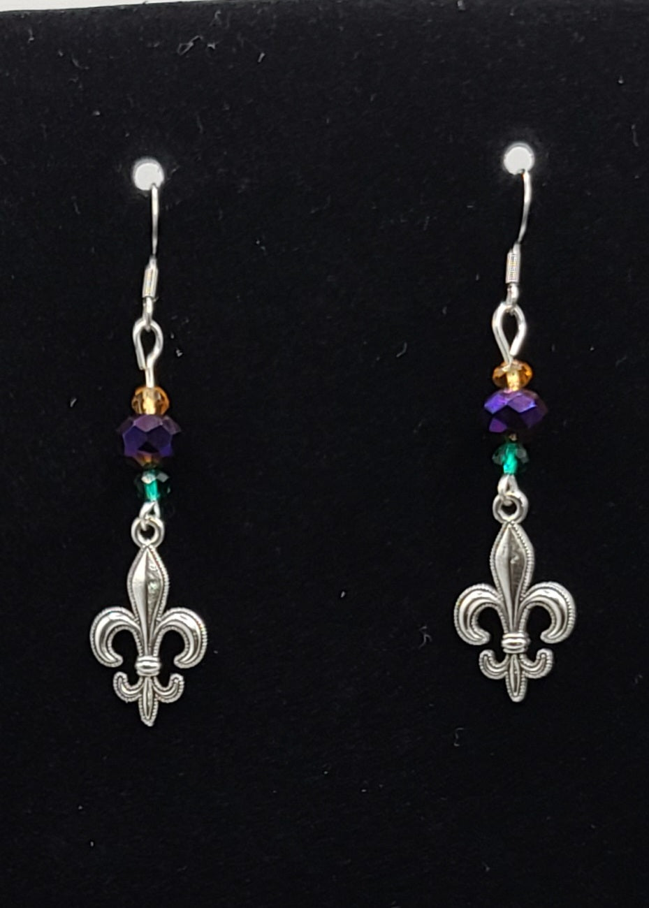 Mardi Gras Earrings F