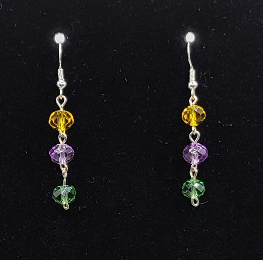 Mardi Gras Earrings I