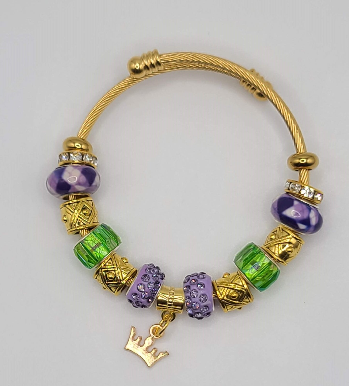 Mardi Gras Bracelet I