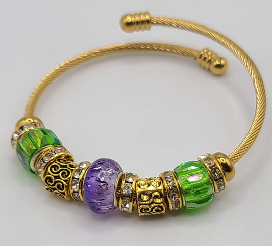 Mardi Gras Bracelet J