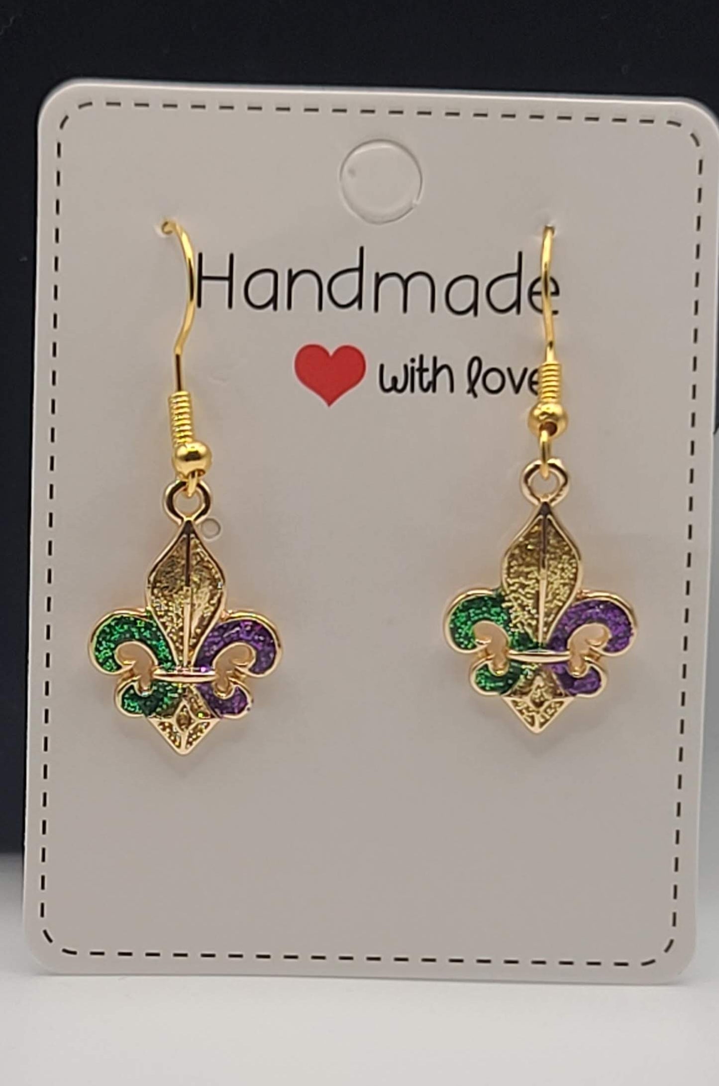 Mardi Gras Earrings J