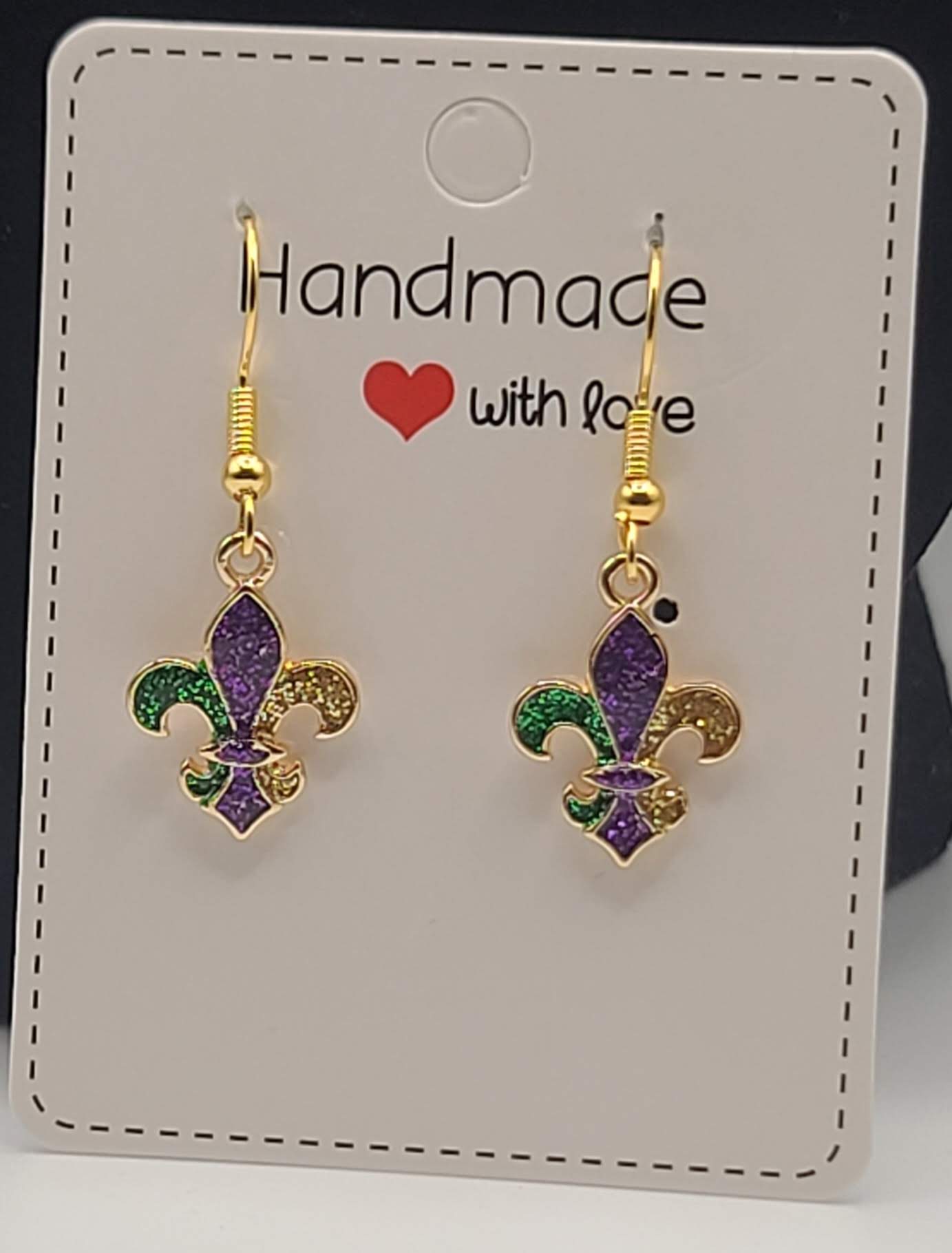 Mardi Gras Earrings L