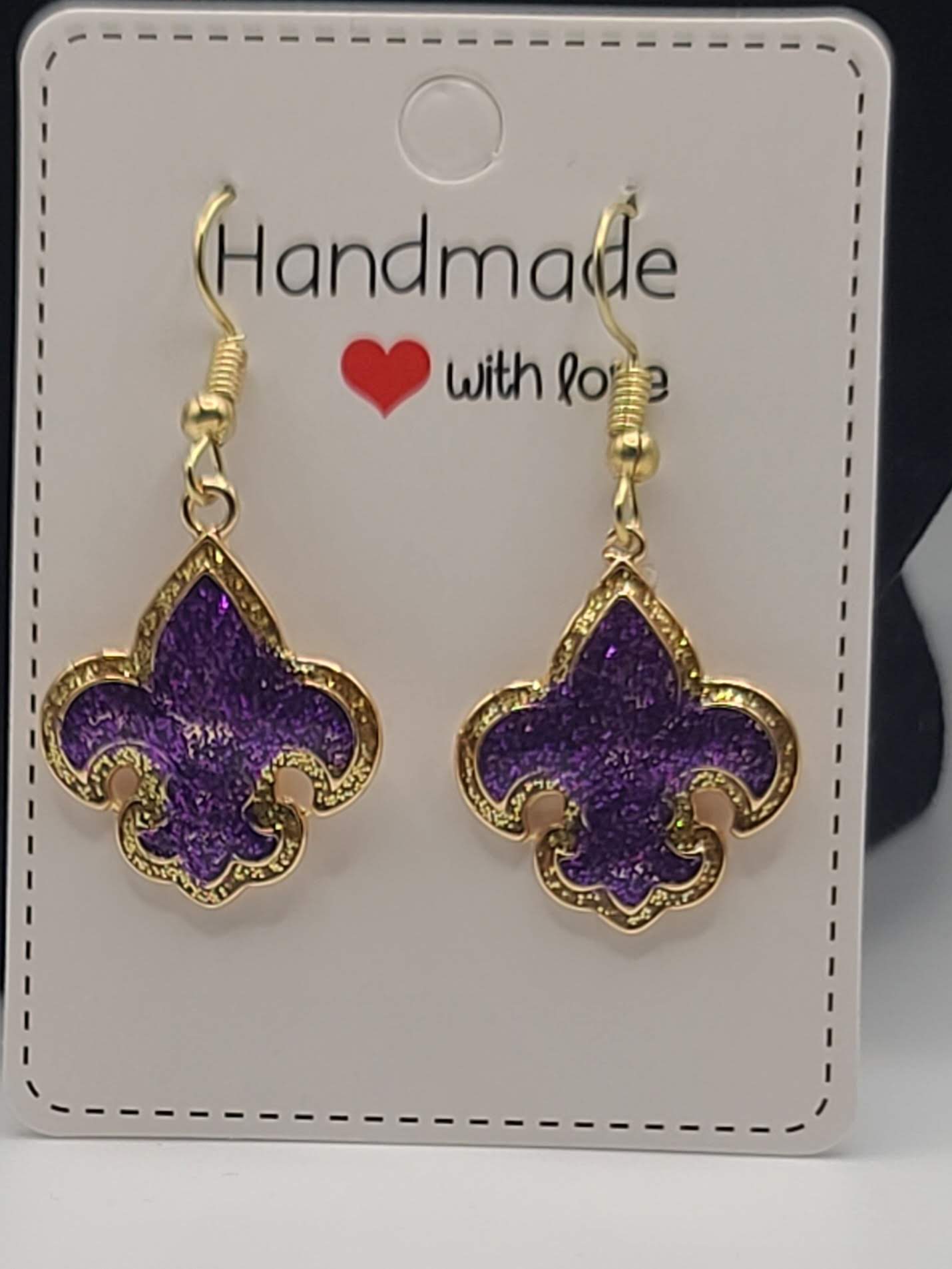 Mardi Gras Earrings Q