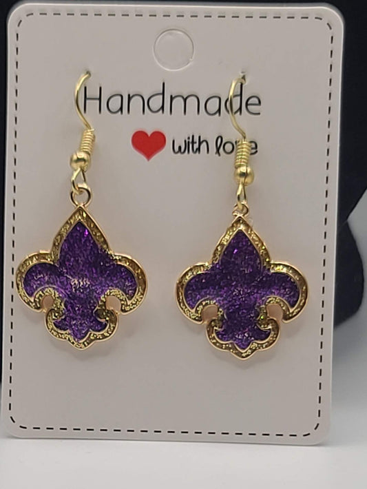 Mardi Gras Earrings Q