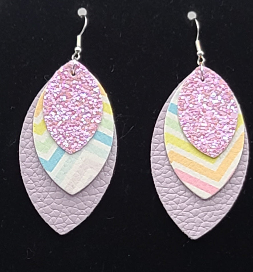 Easter Leather Earrings K